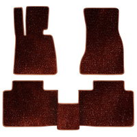 Toptan Jingfan Özel Bej Dirsekli İplik Polyester Elyaf 12mm 3 Parçalı Araba Paspası Tam Seti Land Rover Range Rover için