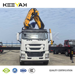 شاحنة رافعة 28 طن مزودة برافعة ذراع مفصلية من 8 أقسام من إيسوزو، رافعة شاحنة متنقلة، معدات آلات هندسية - Product Image 3