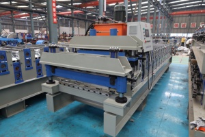 Hot-bán hai lớp cuộn tạo thành máy sóng kẽm tấm lợp kim loại tấm lợp sản xuất máy - Product Image 2