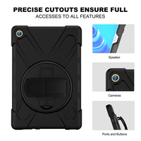 Dropproof en caoutchouc silicone housse pour Huawei Mediapad M5 10.8 Pouces avec mains sangle et support