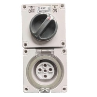 Interruptor de Pared Mini WIS 135 de 1 Polo y 16A con Certificado AU, Interruptor Aislador Resistente a la Intemperie de Buena Calidad