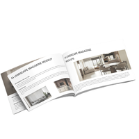 Impression de brochures en papier couché avec reliure parfaite en gros, personnalisée pour les catalogues de produits ménagers