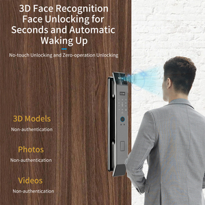 DF14XF Wishome APP Elektronik Dijital Kilit 3D Yüz Tanıma Parmak İzi Akıllı Kapı Kilidi Kamera Alüminyum Kapı Bulut için - Product Image 2