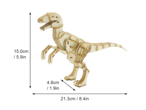 Hongda fabricant AM006 personnalisé <span class=keywords><strong>prix</strong></span> de gros pas cher <span class=keywords><strong>3d</strong></span> <span class=keywords><strong>puzzle</strong></span> animal en bois <span class=keywords><strong>puzzle</strong></span> d'assemblage à la main - Product Image 3