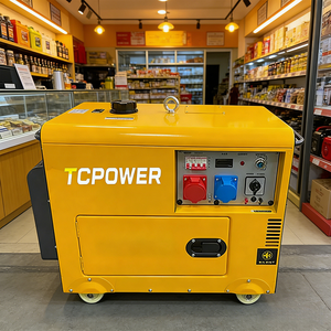 Groupe électrogène portable silencieux domestique 14KW 15KW 220V avec télécommande monophasé/triphasé démarrage 12V TC18000TD 15kva - Product Image 6