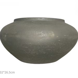 Ensemble de pots de plantes modernes, luxueux, écologiques, durables, légers, en terre cuite émaillée, sculptés à la main, personnalisables - Style américain 10L - Product Image 2