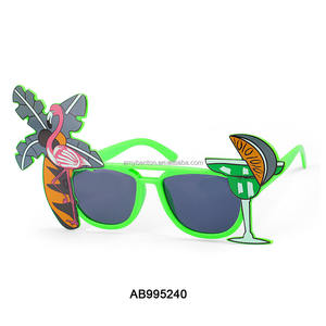 Lunettes de fête hawaïenne lunettes de soleil de plage fête faveurs fournitures habiller jouets Costume lunettes Photo accessoires lunettes de soleil folles - Product Image 1