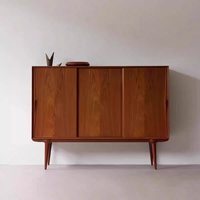 Buffet en bois rustique de qualité supérieure, fabriqué à la main, avec tiroirs, grande capacité, pour cuisine, villa, appartement, salon