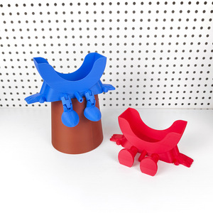 Supporto per scolapiatti a forma di rana blu da 5,9 pollici, lavabile in lavastoviglie, per stoviglie - Product Image 3