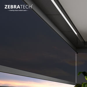 Tende parasole per esterni motorizzate per esterni con parasole parasole impermeabile antivento tapparelle per balcone - Product Image 4