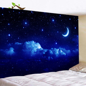 Fábrica al por mayor Decoración de casa de nuevo diseño estereoscópica Luna tapiz - Product Image 3
