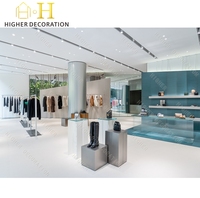 Miroir pour cabine d'essayage de magasin de vêtements, cabine d'essayage de showroom, comptoir d'accueil décoratif, présentoir mural pour boutique éphémère, vitrine de magasin