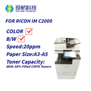 طابعة مكتبية الأكثر مبيعًا ريكو IM C2000 آلة تصوير مستندات ملونة متعددة الوظائف A3 مستعملة مع ماسح ضوئي - Product Image 3