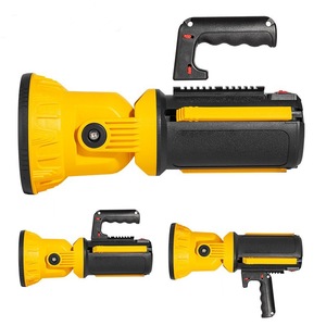 Rechargeable <b>Led</b> Portable Searchlight 30w High Power Outdoor Lighting <b>Flashlight</b> With 2 4 Hours Battery Life - Product Image 2