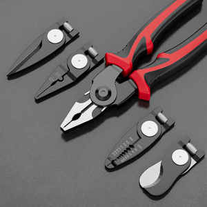 5-trong-1 Thép carbon cao plier Set đa chức năng uốn tóc bồng dây Cutter Stripper kết hợp công cụ Kit cho câu cá sửa chữa đồng - Product Image 4