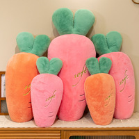 Fruit sierkussen grappig wortel knuffel speelgoed gevuld met PP katoen unisex verjaardagscadeau voor feestjes