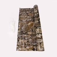 Malla de PVC de 450GSM con efecto piedra para balcones y jardines, cubierta de pantalla, parasol y malla de privacidad