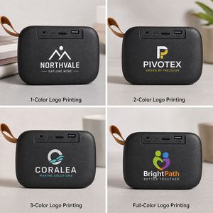 Haut-parleur Bluetooth sans fil portable avec logo personnalisé, nouveau tissu, mini subwoofer audio extérieur, cadeau promotionnel - Product Image 4