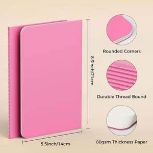 Cuadernos Personalizados con Logotipo, Tapa Blanda, Formato A5, Varios Diseños Coloridos, Multiusos para Escribir, Dibujar y Uso en la Oficina - Product Image 2