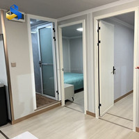 Maisons conteneurs 1, 2, 3, 4 chambres, maisons préfabriquées portables, mini-maisons, maison préfabriquée modulaire de luxe avec restaurant