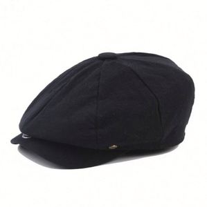 Casquette Gavroche Unie 8 Panneaux Printemps-Été-Automne pour Hommes – Idéale Sports et Tenues Décontractées – Vente en Gros - Product Image 4