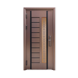 Gran oferta, puerta de acero Exterior grande segura de lujo decorativa de Metal cortada con láser para hogares - Product Image 2