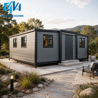 Maisons préfabriquées 20/40 pieds, 3 chambres, maison conteneur moderne pliable, bâtiment modulaire portable prêt à l'emploi