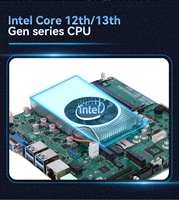 Mendukung Intel Generasi ke-12 dan ke-13 Core I3 I5 I7 CPU DDR4 32GB Dual Channel HDMI VGA LVDS X86 Mini ITX Motherboard Industrial