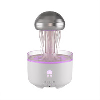Humidificateur ultrasonique d'aromathérapie de scène d'eau rotative de nuage de pluie avec la lampe d'ambiance