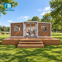 Module de conteneur extensible moderne Maison de 20 pieds 10 pieds Maison pour bureau de bar avec 1 2 chambres à coucher