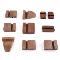 Support de tablette de bureau personnalisé en bois de noyer noir et bambou avec base en bois pour lit et bureau – Idéal pour Thanksgiving et la Saint-Valentin