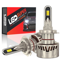 HYNBYZJ Phare LED universel pour voiture à alimentation stable 65W, 140W 12V, super lumineux, 30000LM, ampoule de phare LED Canbus