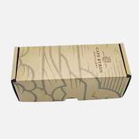 Emballage rectangulaire en carton ondulé 100% recyclable, conçu sur mesure pour le vin, la bière, le whisky, les boissons énergisantes, pliable, matériaux recyclés