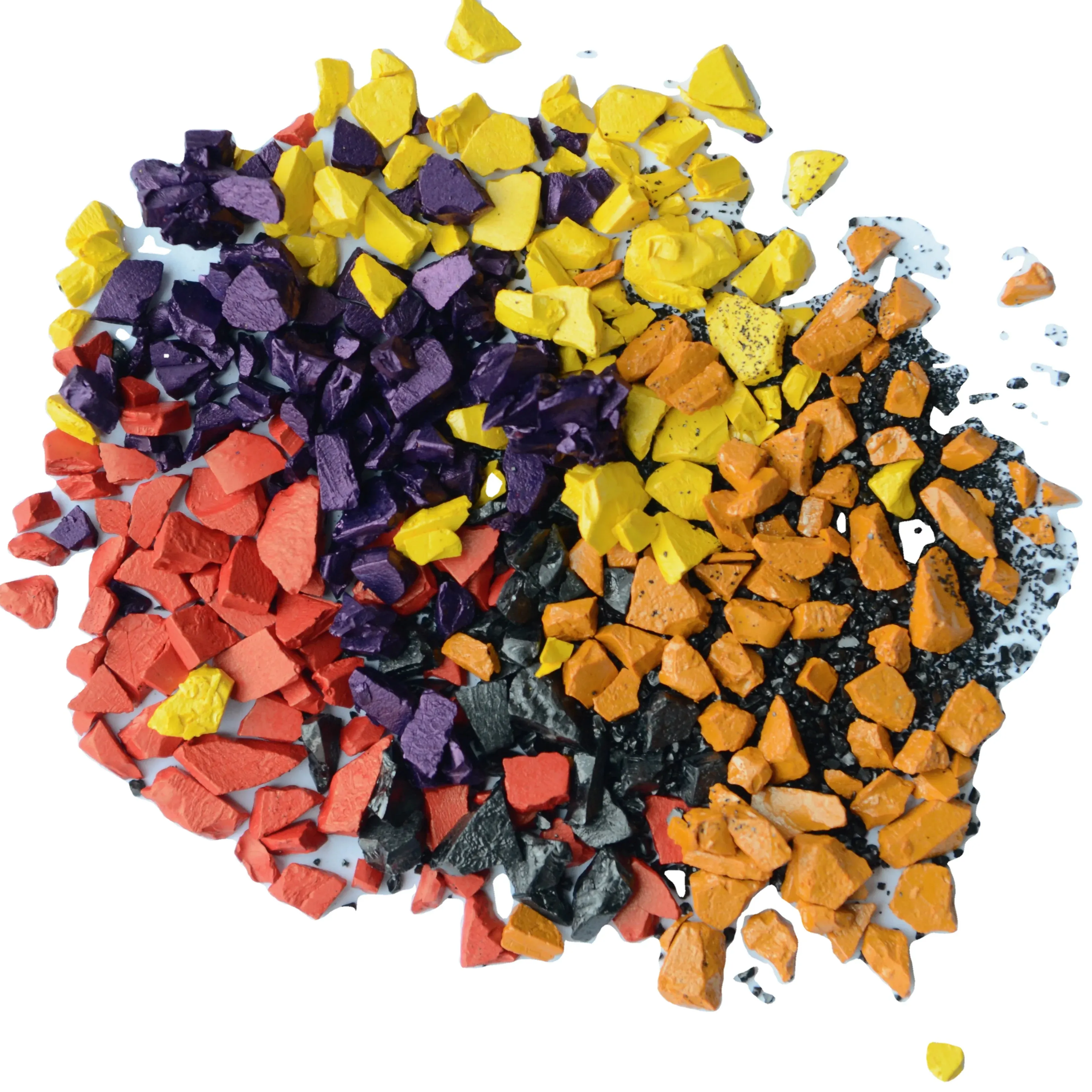 Pigmentos para recubrimiento de pintura de repintado automotriz CAB chips de color pigmento negro 7 tinta