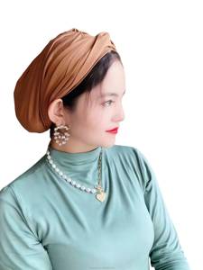 Gorro Turbante YASEEN de Acrílico Suave para Quimioterapia, Ecológico, Transpirable, Pañuelo Islámico para la Cabeza, Apto para Todas las Estaciones - Product Image 6
