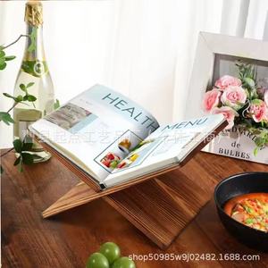Support de livre en bois pour la lecture de recettes de cuisine, organisateur de bureau, porte-revues, Style Simple, 30x20x1cm - Product Image 1