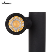 Eunavia — polo LED en aluminium imperméable conforme à la norme IP65, luminaire d'extérieur, borne lumineuse réglable, idéal pour un jardin, un sentier ou un sentier, 6W