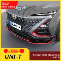 Pare-chocs avant Changan UNI-T avec barre anti-collision et ruban adhésif de 3 m pour l'installation, accessoires extérieurs noir mat
