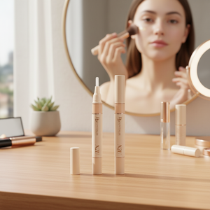 [N2U] DD <b>Concealer</b> 3g Light Beige Vanilla Liquid Silicone Tip Brighten Cover Moisturizing Vegan Quick Apply for Women All Skin - Product Image 3