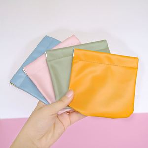 Fashion Cute PU Colorful Custom Small <b>Mini</b> Holder Women Shrapnel Costomic for Girls Jewelry Bag for Gift Lipstick <b>Pouch</b> - Product Image 2