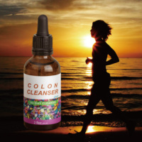 Gouttes liquides de nettoyage du côlon naturel 98% pur Vegan Halal/ISO Certifié Anthocyanidines Huile active Detox Soutien à la santé digestive