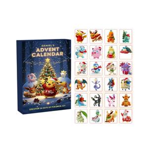 Caja Sorpresa Navideña de Pokémon, <span class=keywords><strong>Calendario</strong></span> de Monstruos de Bolsillo, Juguete de Dibujos Animados, Colgante Envasado Individualmente, Éxito de Ventas Transfronterizo - Product Image 5