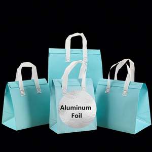 Bolsa Térmica de Papel de Aluminio No Tejido para Llevar Bebidas Frías y Calientes, Café, Entrega de Alimentos, Impermeable, Aislada, para Restaurantes - Product Image 2