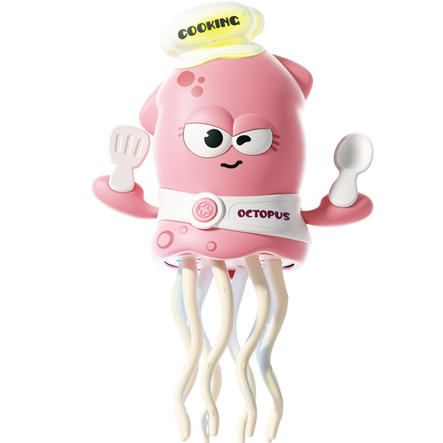 2026 New Magic Dancing Octopus Toy, Electric Walking Squid with Music Sensing, Auto Crawl Obstacle Avoidance Kids Toy