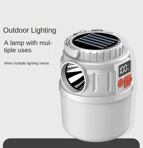 <span class=keywords><strong>Linterna</strong></span> Solar <span class=keywords><strong>Verde</strong></span> para Camping, Impermeable, con Control Remoto, Pantalla Digital, Recargable, LED Multifuncional, Lámpara Colgante para Jardín - Product Image 2