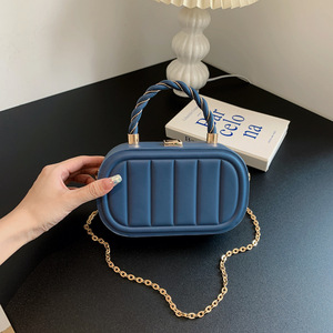 Hợp thời trang thời trang đơn giản xách tay giản dị Tote Túi Internet phổ biến chuỗi PU Chất liệu móc & vòng lặp đóng cửa - Product Image 5