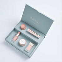 Coffret Cadeau Magnétique Pliant en Carton Recyclé pour Soins Corporels et Cosmétiques Bio Crown Win – Embossage Inclus