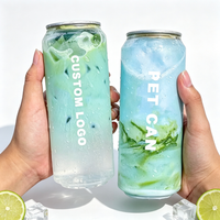 Bouteille transparente en PET de 1000 ml, de qualité alimentaire, rechargeable, pour bière, thé ou autres boissons, avec impression sérigraphique, ouverture facile et bouchon à vis.