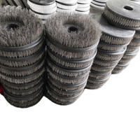 Brosse de lavage de coque de panneau de pont de fil de poly et d'acier de nouveau design