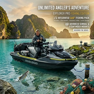 Moto Acuática 2026 para 1 a 3 Pasajeros, <span class=keywords><strong>Explorer</strong></span> Pro 230, <span class=keywords><strong>Explorer</strong></span> Pro 170, BRP Jet Ski <span class=keywords><strong>Sea</strong></span> <span class=keywords><strong>Doo</strong></span>, Exploration Touring Extender, Viaje por el Agua - Product Image 6